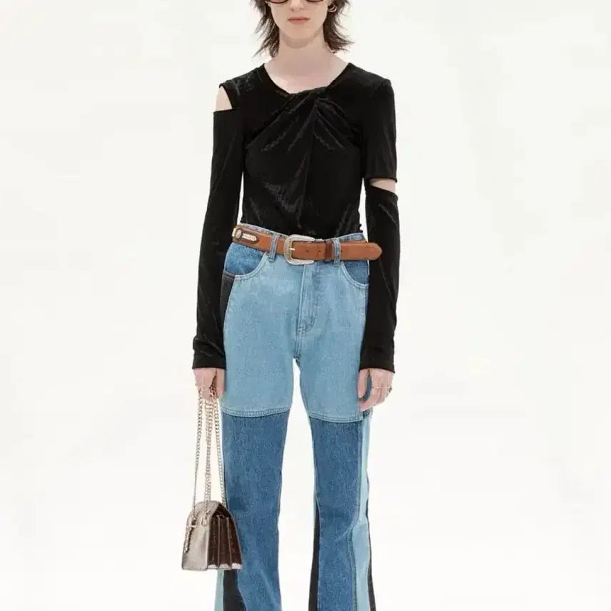 [BUNJANG] Anderson .Paak Patchwork Boots Jeans M / 앤더슨밸 패치워크 부츠진 M