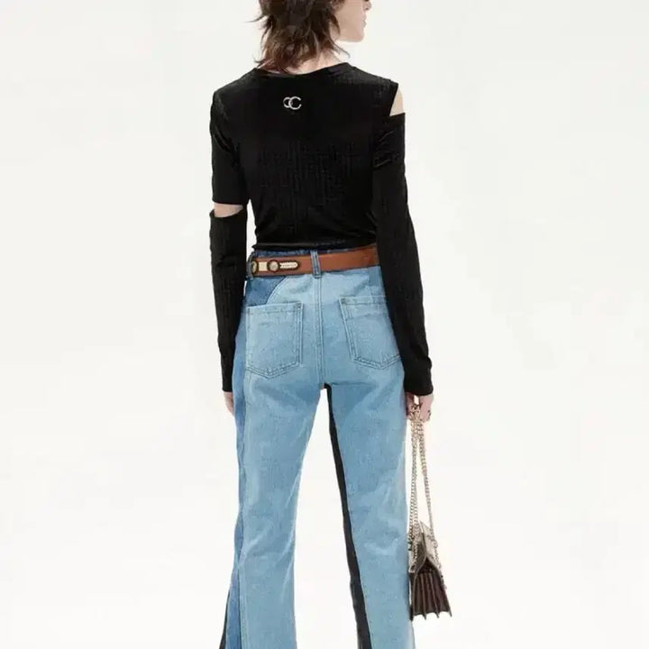 [BUNJANG] Anderson .Paak Patchwork Boots Jeans M / 앤더슨밸 패치워크 부츠진 M