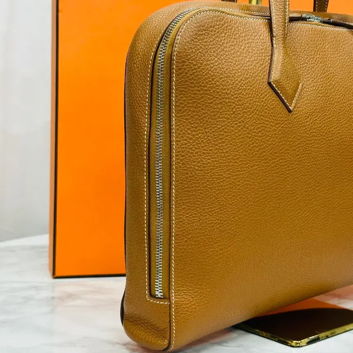 [BUNJANG] Hermès Victoria Light Camel Gold Handbag / 에르메스 빅토리아 라이트 카멜골드