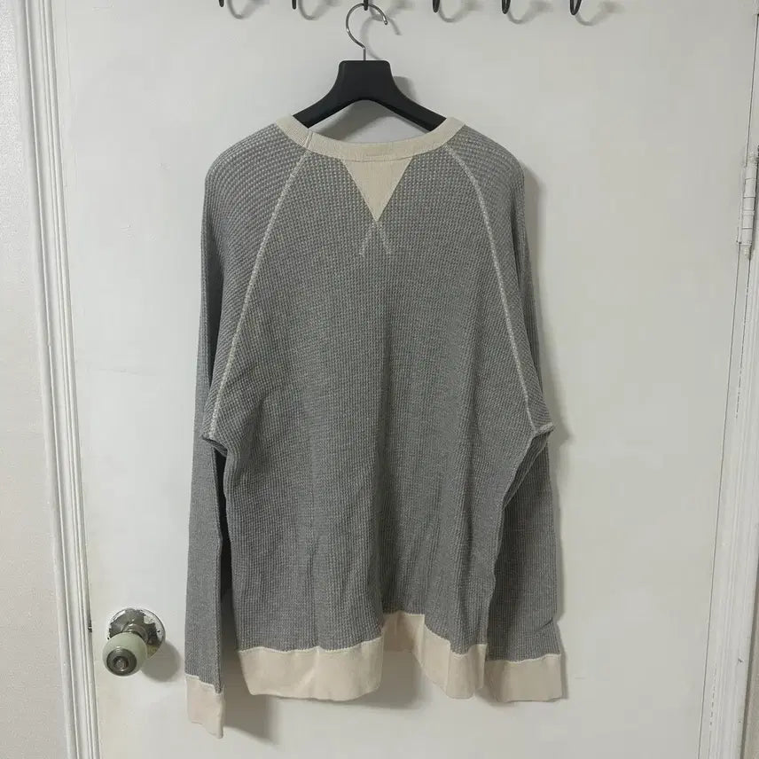 [BUNJANG] XL Espiye Waffle Crewneck Gray / XL 에스파이 와플 크루넥 그레이