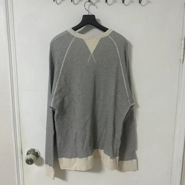 [BUNJANG] XL Espiye Waffle Crewneck Gray / XL 에스파이 와플 크루넥 그레이