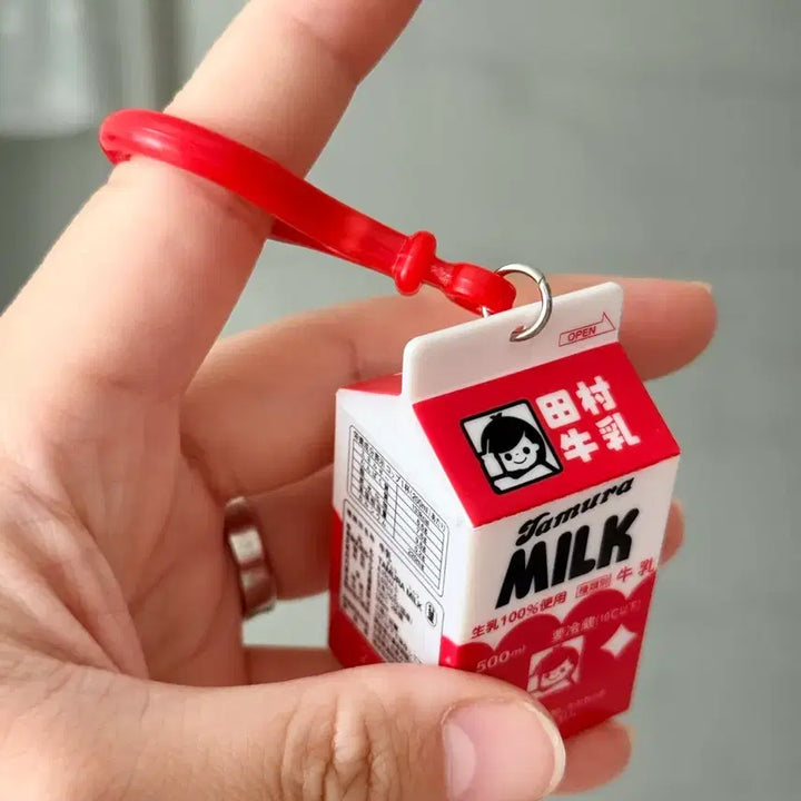 [BUNJANG] Tamura Milk Carton Keychain Gacha / 다무라 우유 키링 가챠