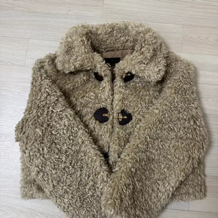 [BUNJANG] Zara Faux Fur Toggle Jacket L / 자라 페이크 퍼 토글 자켓 새상품 L