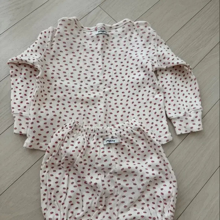 [BUNJANG] Sea Spray Baby Clothes Set (M Size) / 씨스프레이 아기 상하복 세트 / m사이즈