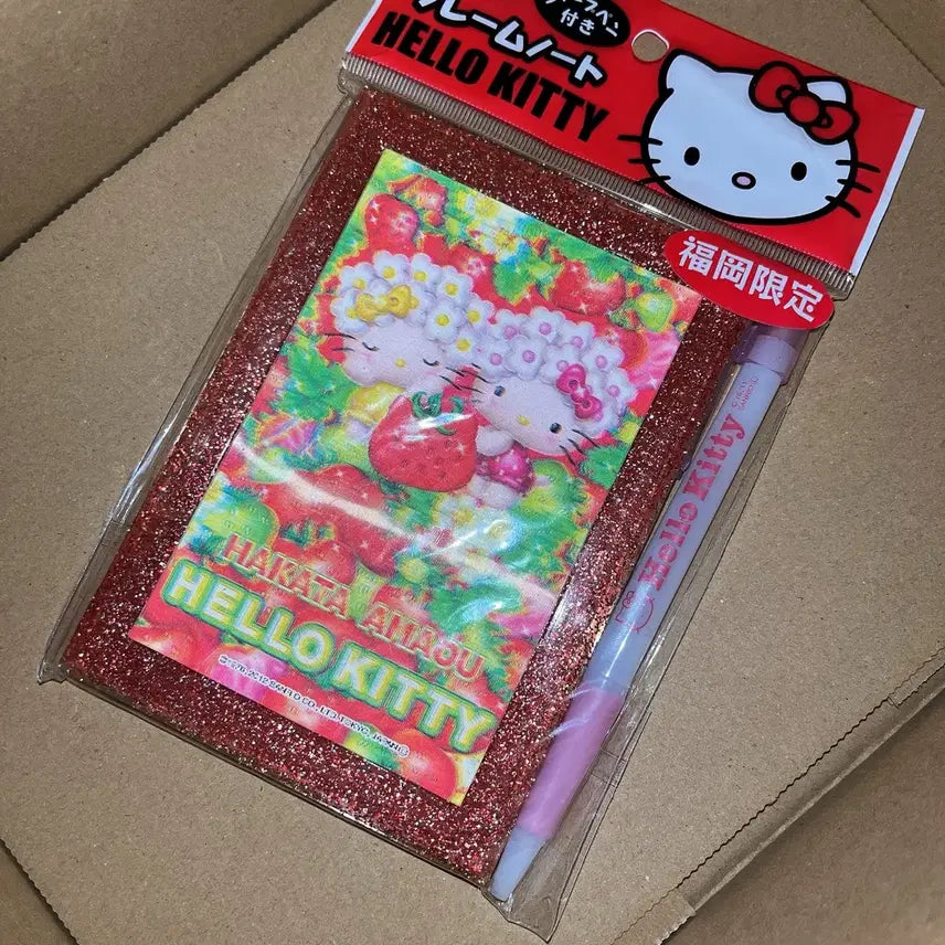 [BUNJANG] Vintage Hello Kitty Stationery Set (Strawberry Kitty, Hakata Kitty) / 고전키티메모지/딸기키티/하카타키티