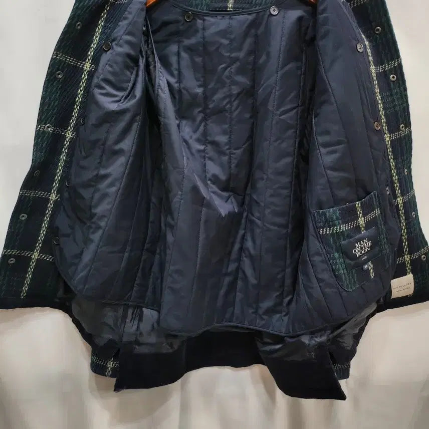 [BUNJANG] Man On The Boon Check Pattern Shirt Jacket / (정품)맨온더분 체크 패턴 셔츠형 자켓