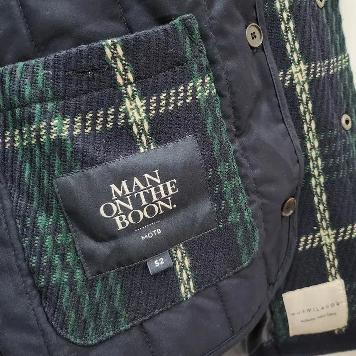 [BUNJANG] Man On The Boon Check Pattern Shirt Jacket / (정품)맨온더분 체크 패턴 셔츠형 자켓