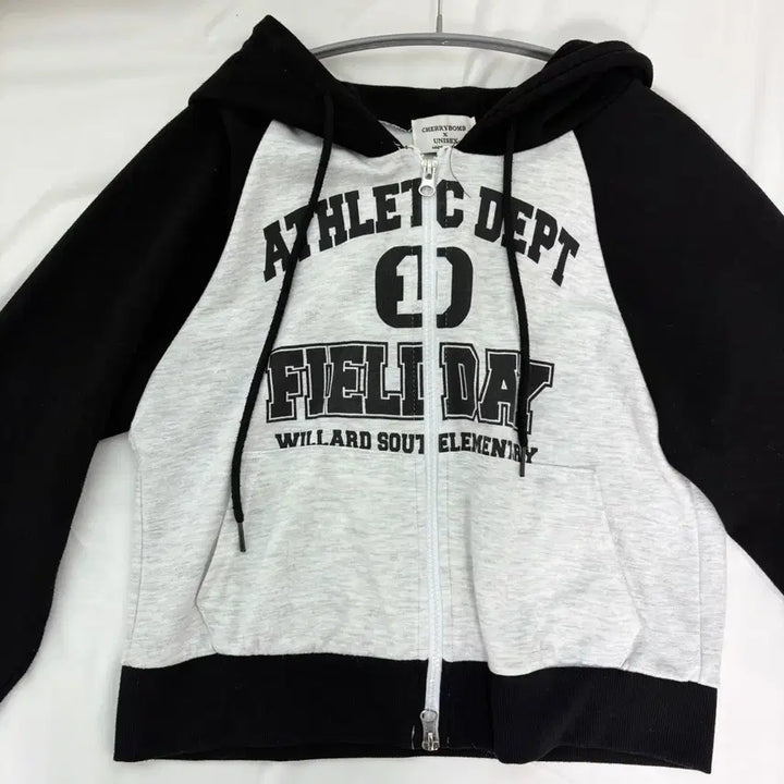 [BUNJANG] Crop Hoodie Zip-Up / 크롭 후드집업