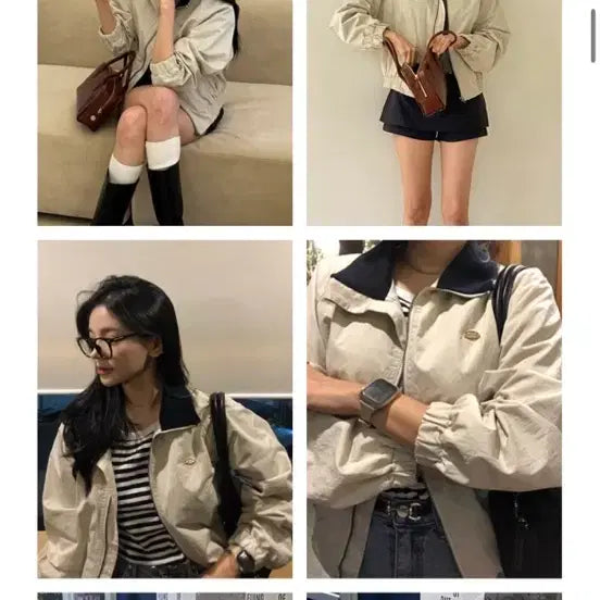 [BUNJANG] TILLIDIE High Neck Bomber Jacket Beige / TILLIDIE  틸아이다이 하이넥 봄버 자켓 베이지