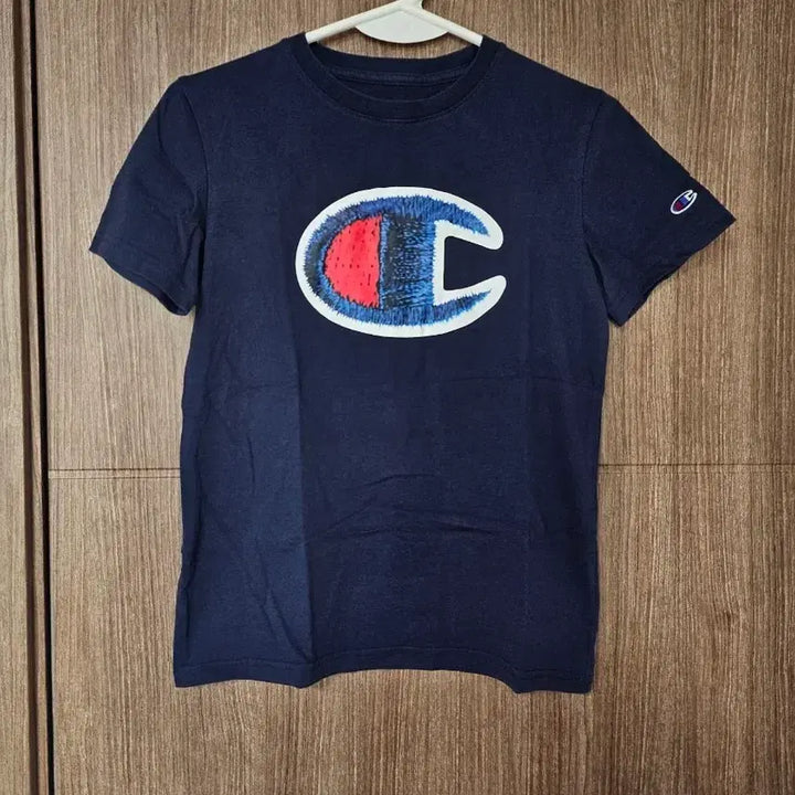[BUNJANG] Champion Big Logo Navy T-shirt / 챔피온 빅로고 네이비 반팔티 L
