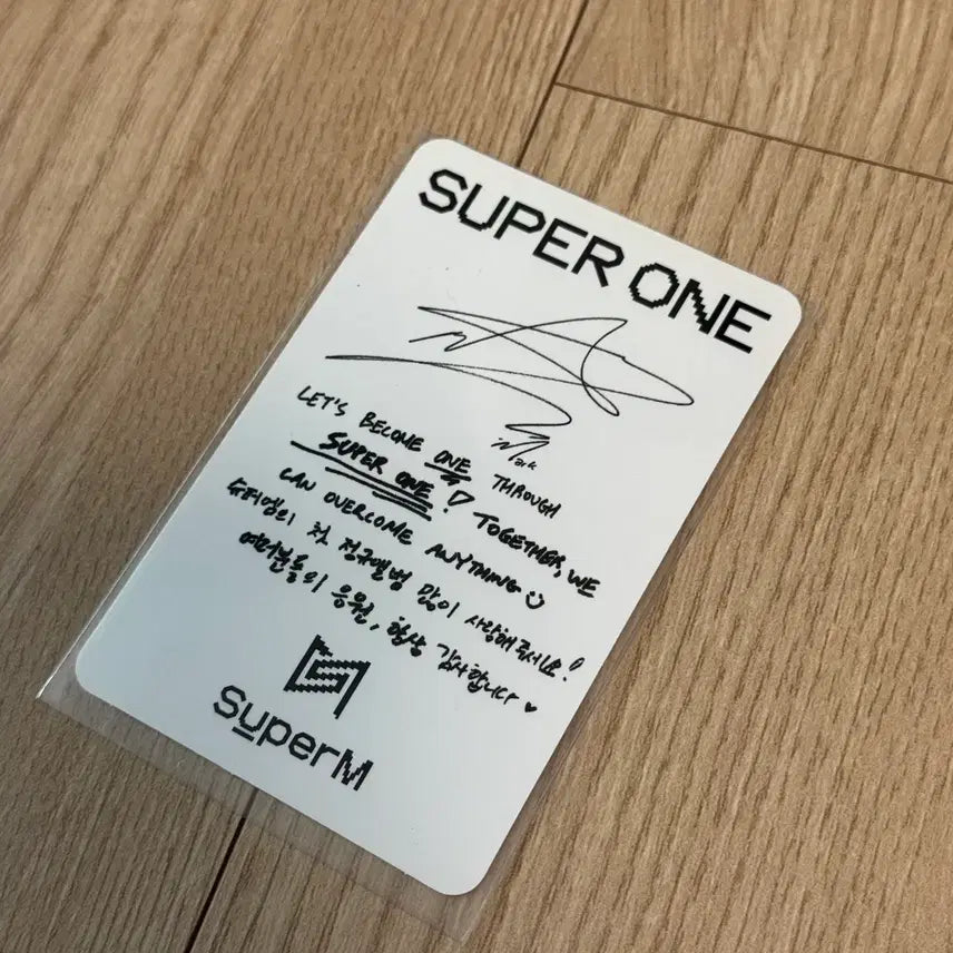 슈퍼엠 마크 포카 호랑이 엔시티 superm 포토카드