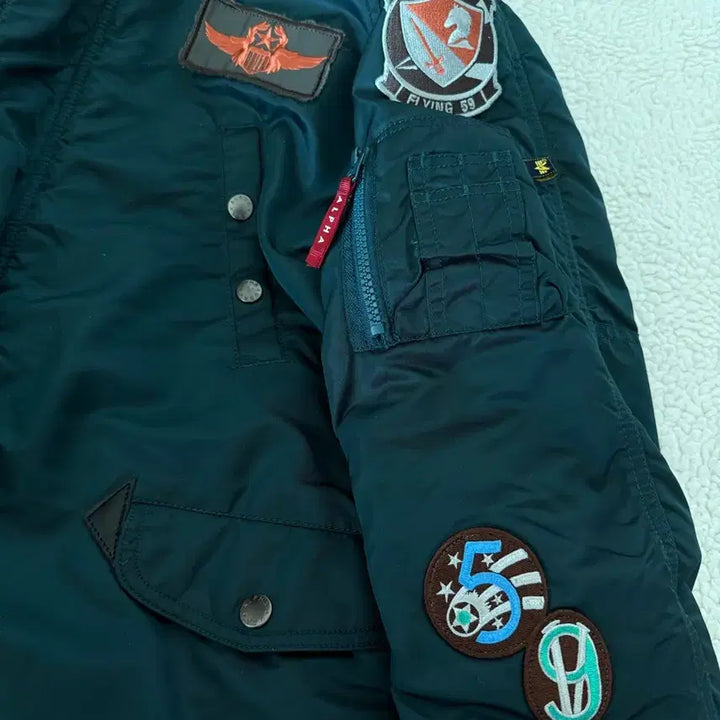 [BUNJANG] Alpha Industries Turquoise Jacket (S) / 알파인더스트리 자켓 S