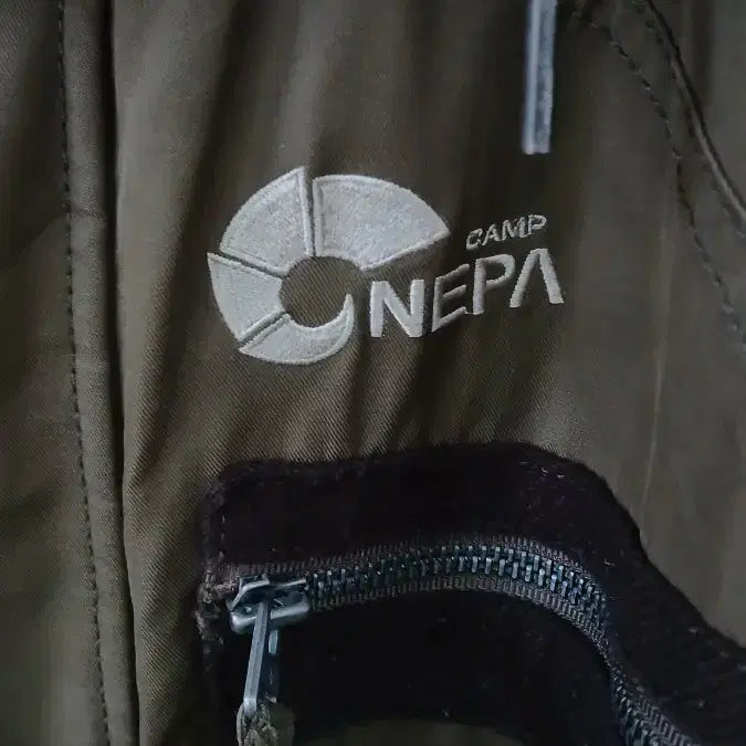[BUNJANG] NEPA Hooded Fur Parka Jacket (Size 105) / 네파 NEPA 후드 퍼 야상 점퍼 105사이즈