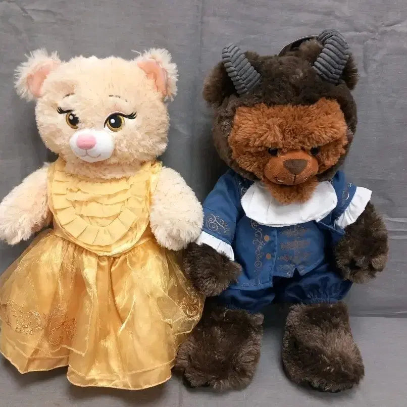 [BUNJANG] Build-A-Bear Disney Beauty and the Beast Set / 빌드어베어 디즈니 미녀와 야수 인형 일괄 판매