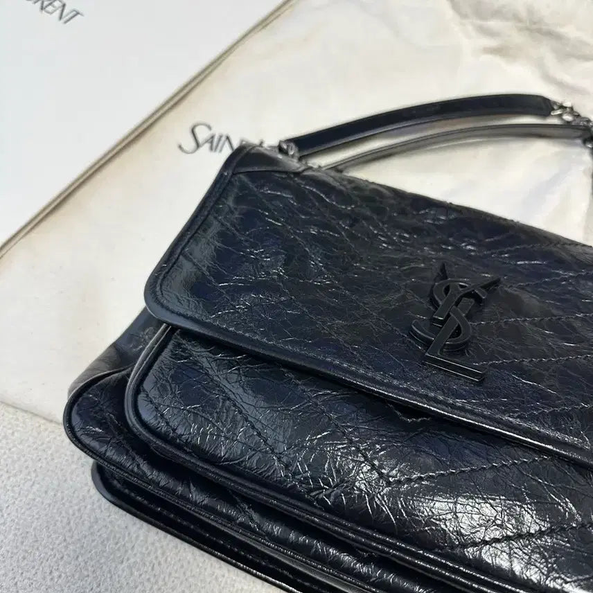 [BUNJANG] Saint Laurent Niki Medium Black Bag / 입생로랑 니키백 미디움 블랙