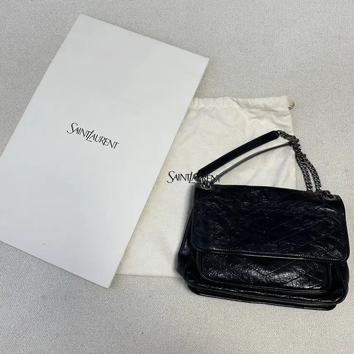 [BUNJANG] Saint Laurent Niki Medium Black Bag / 입생로랑 니키백 미디움 블랙