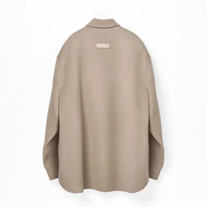 [BUNJANG] Years Ago Cashmere Blend Shirt Jacket Beige / (2) 이얼즈어고 포이카 셔츠 자켓 베이지