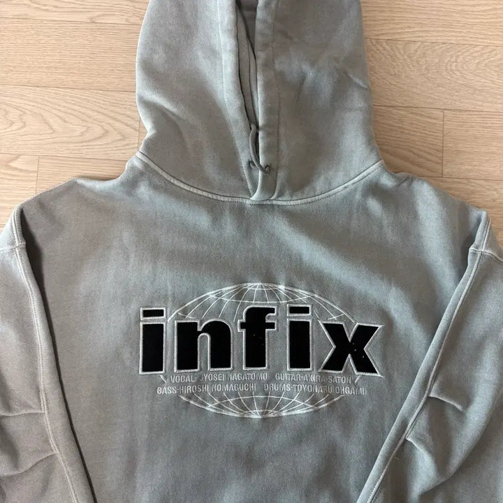 [BUNJANG] Infix Vintage Washing Hoodie / infix 빈티지 워싱 후드티