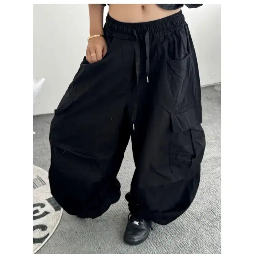 [BUNJANG] KIMIS Balloon Wide Cotton Pants / 4.2>1.9 키미스 벌룬 와이드 코튼 팬츠