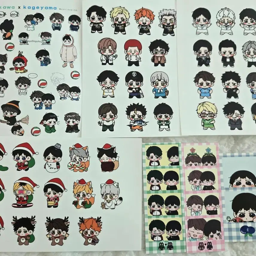 [BUNJANG] Haikyuu! Sticker and Photo Bundle Set / 하이큐 비공굿 스티커 네컷사진 일괄