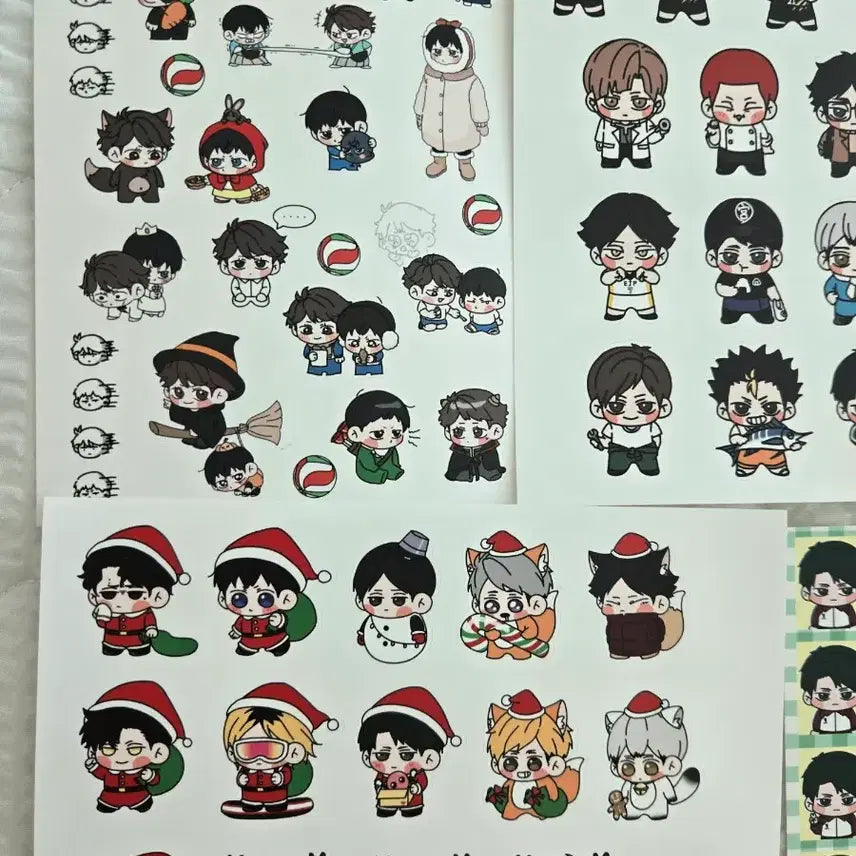 [BUNJANG] Haikyuu! Sticker and Photo Bundle Set / 하이큐 비공굿 스티커 네컷사진 일괄