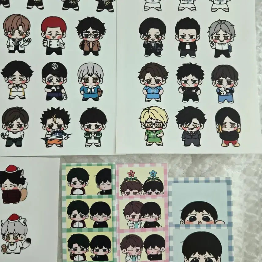 [BUNJANG] Haikyuu! Sticker and Photo Bundle Set / 하이큐 비공굿 스티커 네컷사진 일괄