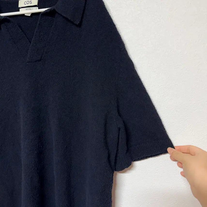 [BUNJANG] COS Relaxed Fit Short Sleeve Polo T-Shirt L / 코스 릴렉스드핏 반팔카라티 L