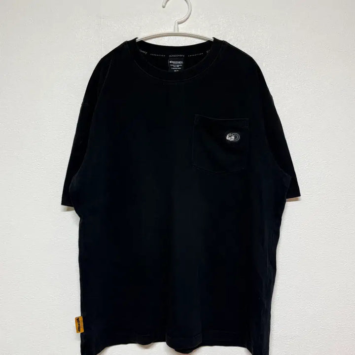 [BUNJANG] Discovery Black Short Sleeve T-shirt (Size 95) / 디스커버리 블랙 반팔티 95