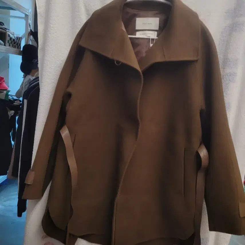 [BUNJANG] IZOD Cashmere Half Coat (Women's Size 85-88-155) / 아이잗바바 캐시미어 하프 코트 여85_88_155  새상품급