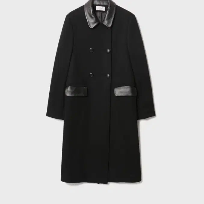 [BUNJANG] WEE LALA Double Button Coat Black M / 위라라 Double Bouton Coat 블랙 M사이즈 판매
