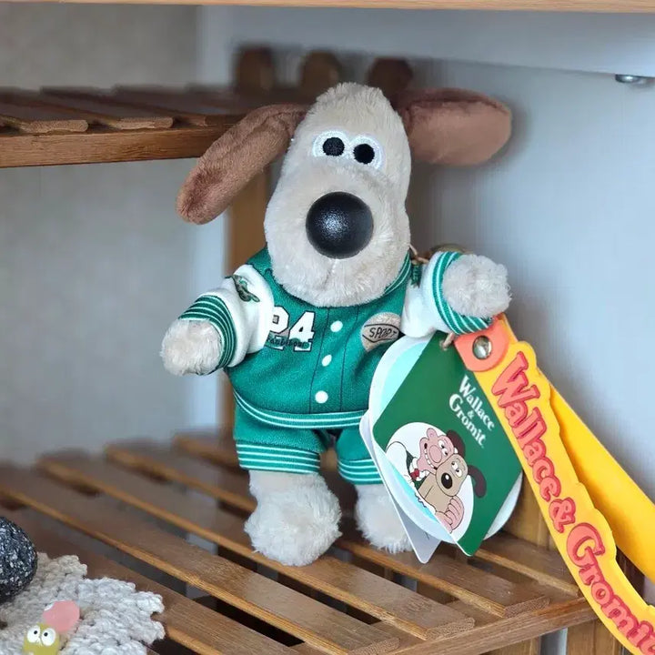 [BUNJANG] Wallace and Gromit Keyring Doll / 윌레스와 그로밋 키링 인형