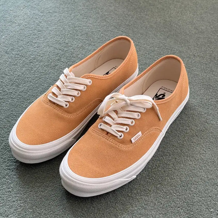[BUNJANG] Vans Authentic OG LX Suede Yellow Sneakers / 반스 어센틱 og lx 스웨이드 옐로우 270 새것