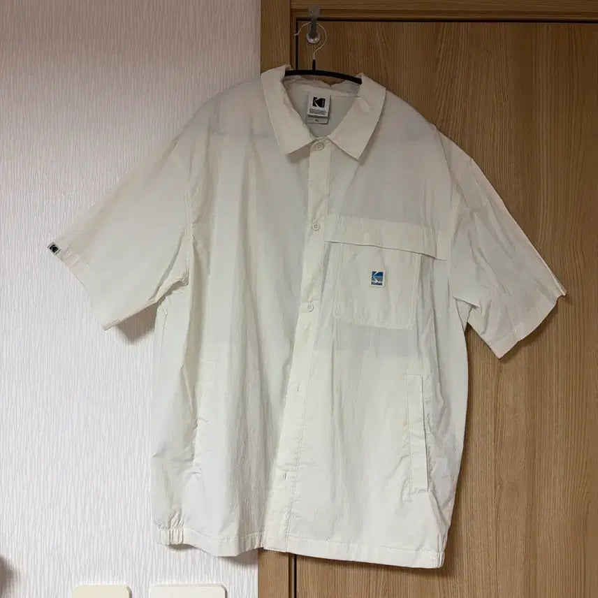 [BUNJANG] Kodak Chroma Breeze Short-Sleeved Shirt Jacket (IVORY) / [XL]코닥 크로마 브리즈 반팔 셔켓 맨 IVORY