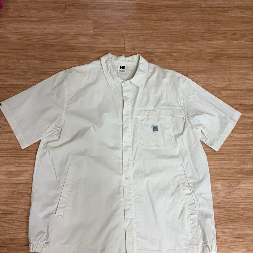 [BUNJANG] Kodak Chroma Breeze Short-Sleeved Shirt Jacket (IVORY) / [XL]코닥 크로마 브리즈 반팔 셔켓 맨 IVORY