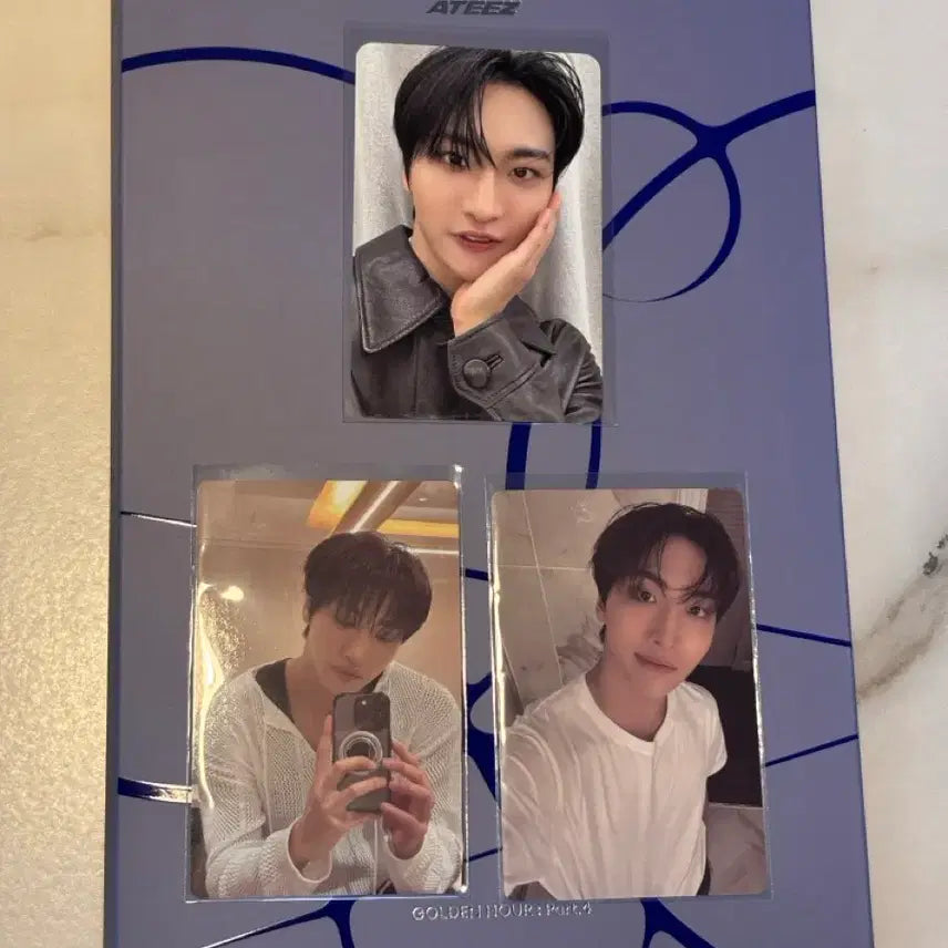 에이티즈 골든아워4 일반앨범 성화 포카+사운드웨이브 특전 (A 버전)