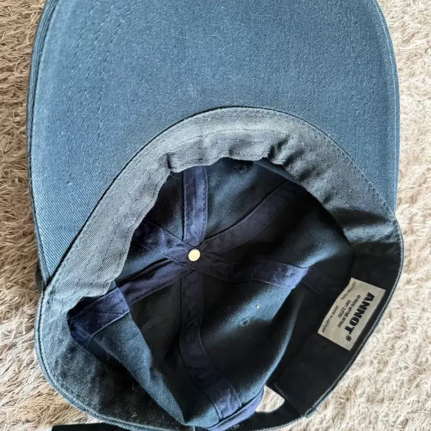 [BUNJANG] Anot Navy Ball Cap / 아노트 모자 네이비