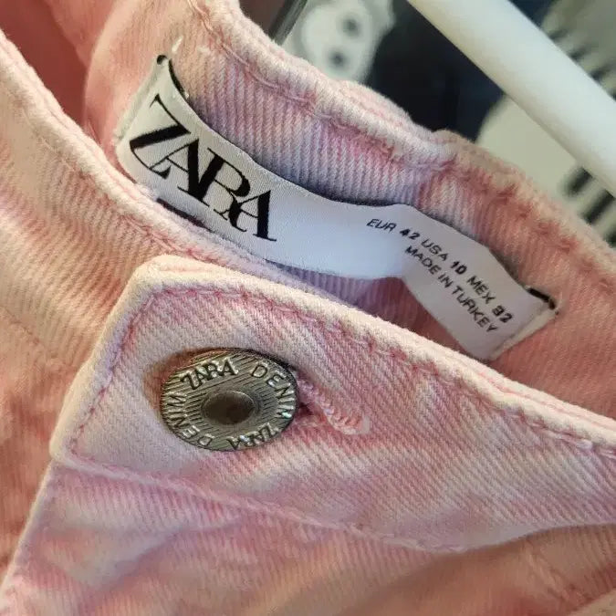 [BUNJANG] ZARA Pink Denim Pants / 자라 핑크 데님 EUR42 USA10