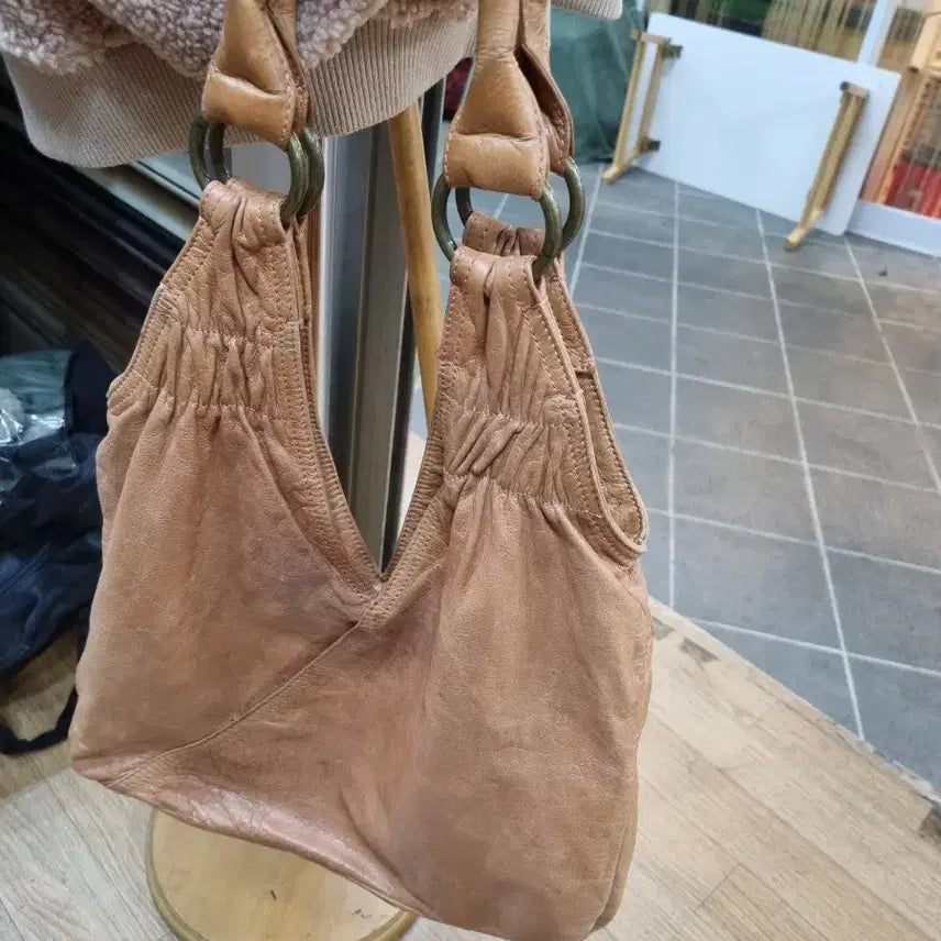 [BUNJANG] Shoulder Bag / 파슬가죽숄더백