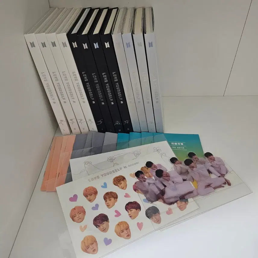 방탄소년단 Love Yourself 럽셀 앨범 세트 포카 일괄
