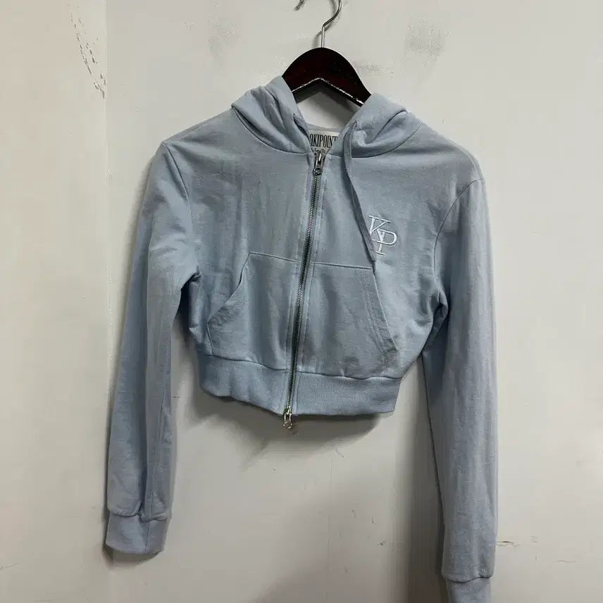 [BUNJANG] Vintage Khaki Point Crop Hoodie Zip-up / <만원빈티지> 최저가 보장!! 카키포인트 크롭후드집업
