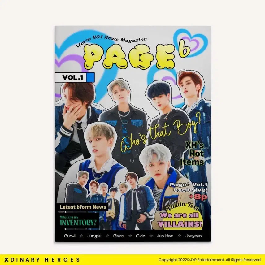 [BUNJANG] Xdinary Heroes Page♭ Vol.1 Page Flat / 엑디즈 페이지플랫1