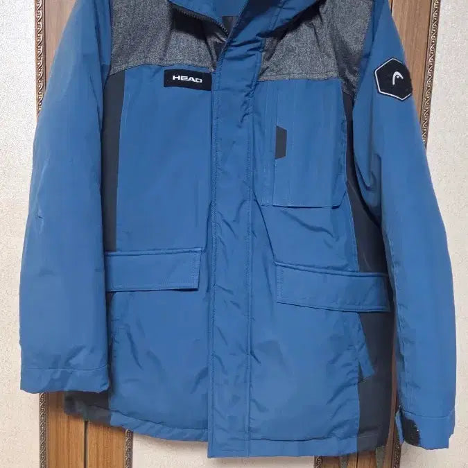 [BUNJANG] Head Blue Padded Jumper (Size 90) / 헤드 블루 패딩 점퍼 90