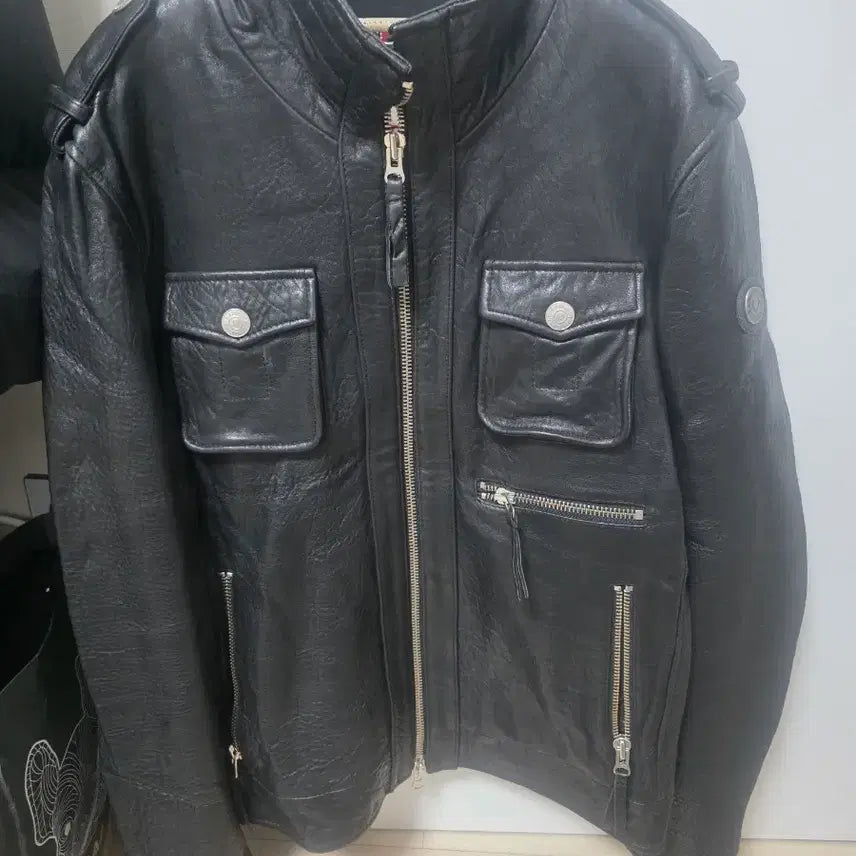 [BUNJANG] True Religion Leather Jacket / 트루릴리젼 양가죽 100~105