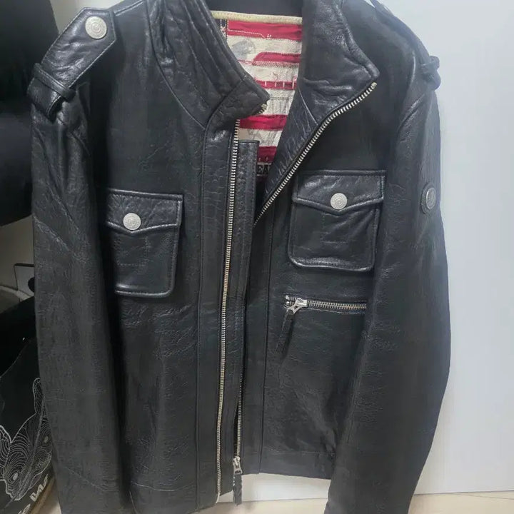 [BUNJANG] True Religion Leather Jacket / 트루릴리젼 양가죽 100~105