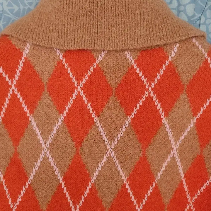 [BUNJANG] ZARA Argyle Knit Sweater / 자라 아가일 니트