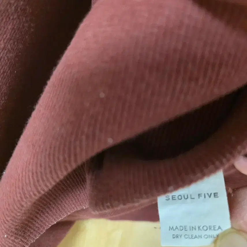 [BUNJANG] Burgundy Puff Sleeve Fleece Sweatshirt / 버건디 퍼프 기모 맨투맨 티셔츠