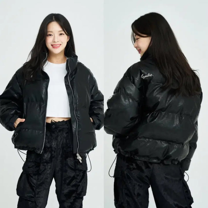 [BUNJANG] ZimBro Heavy Leather Short Padded Jacket / (네고가능) 짐브로 헤비레더 숏패딩 새상품
