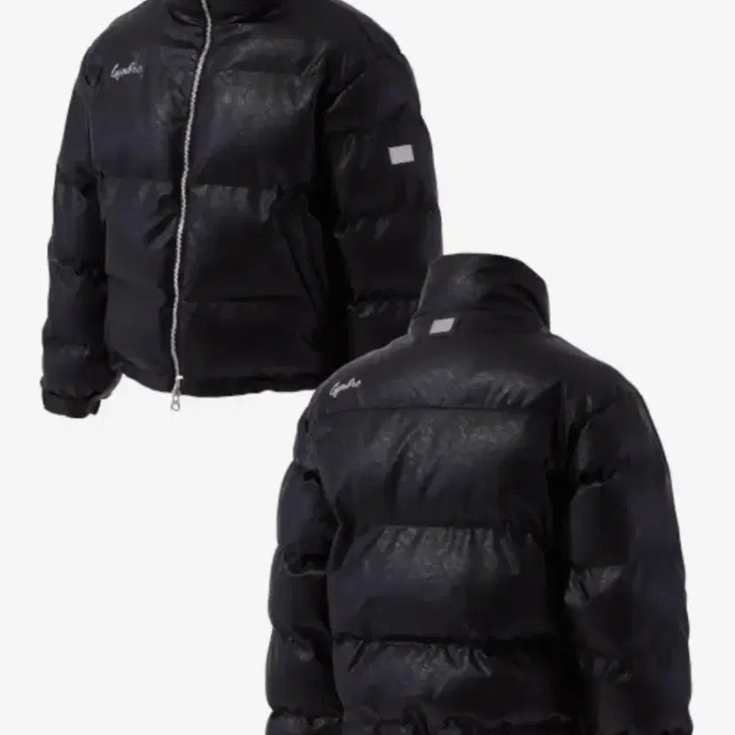 [BUNJANG] ZimBro Heavy Leather Short Padded Jacket / (네고가능) 짐브로 헤비레더 숏패딩 새상품