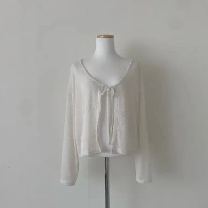 [BUNJANG] White Summer Cardigan / 화이트 여름 가디건