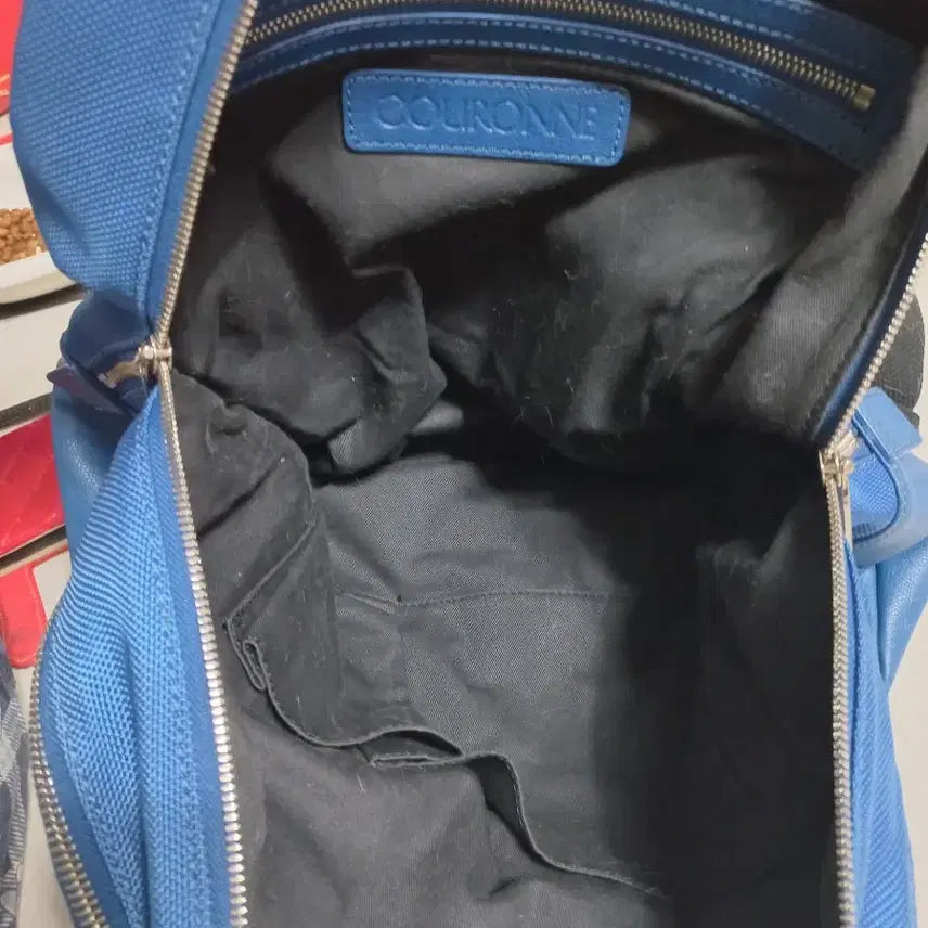 [BUNJANG] Couronne Stefano Backpack (Blue) / 쿠론 스테파노 남녀공용 빅백팩. 블루